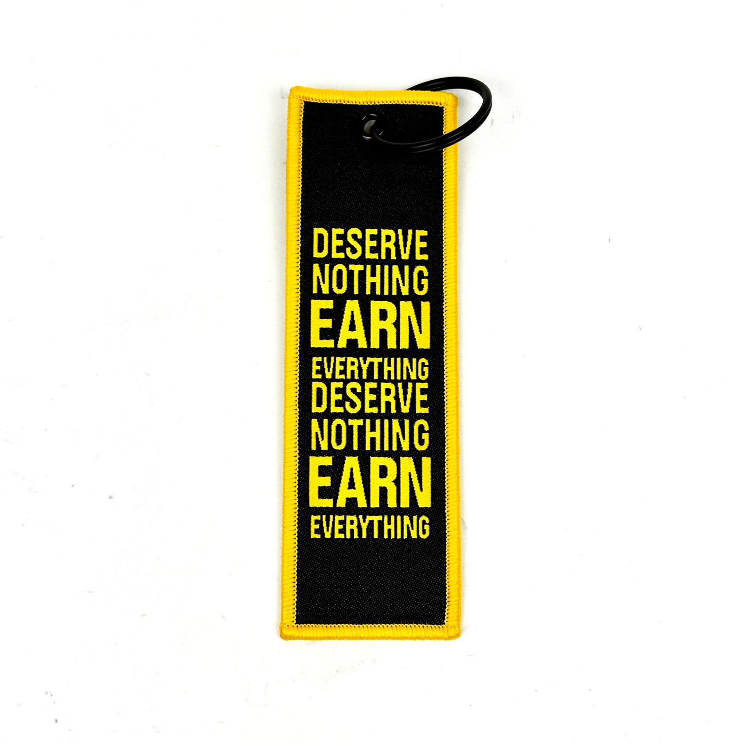 Earn Everything Jet Tag | Black